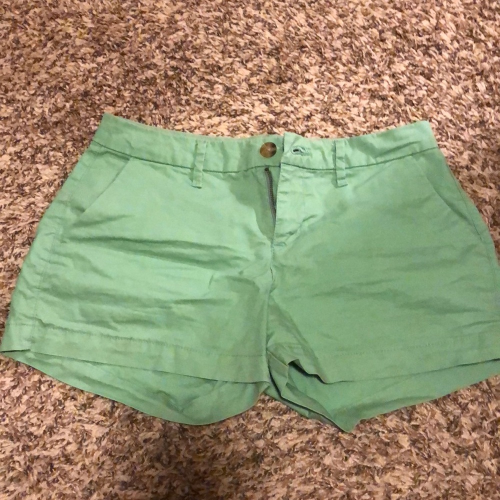 Green shorts